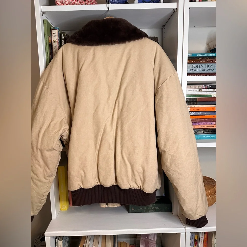 J. Peterman OG Canvas Bomber Jacket! Like New! Sz XXL - Picture 7 of 8